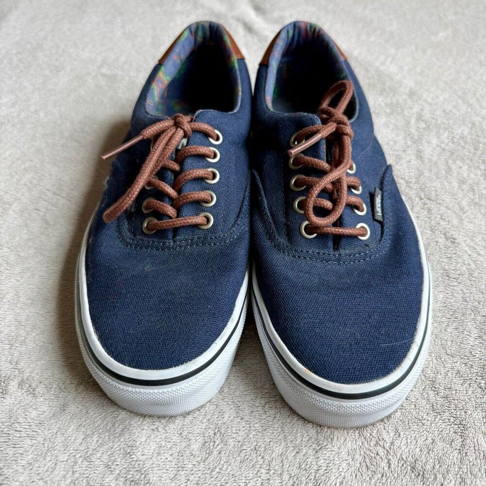NWOB VANS Men’s Navy Era 59 Sneakers size 8 - Picture 2 of 10